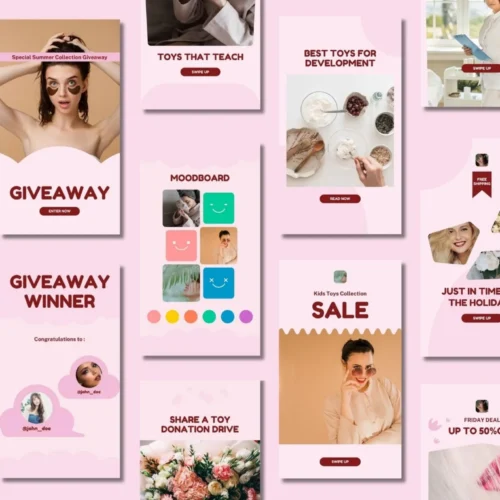 3500+ Canva Editable Social Media Templates Mega Bundle for Instagram ...