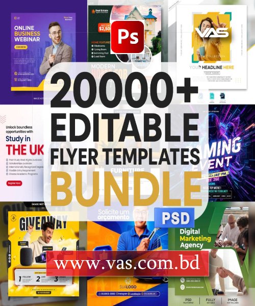 PSD Flyer Templates Bundle