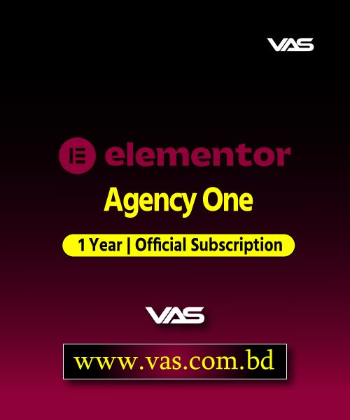 Elementor Agency One Plan Price in Bangladesh