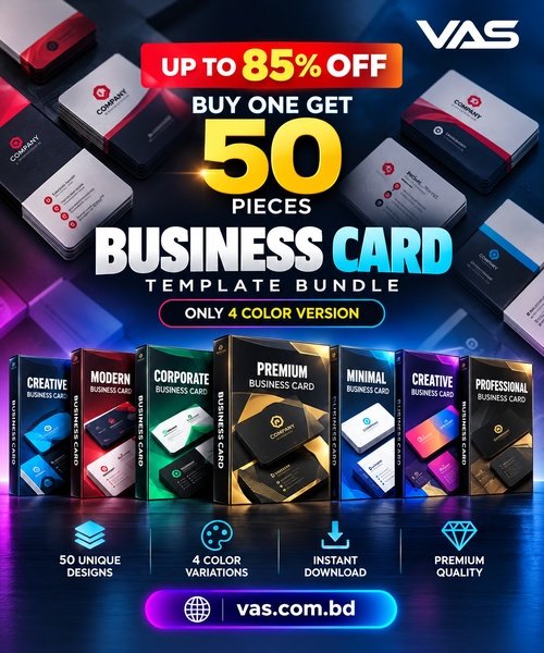 Business Card Template Bundle – PSD Photoshop Template