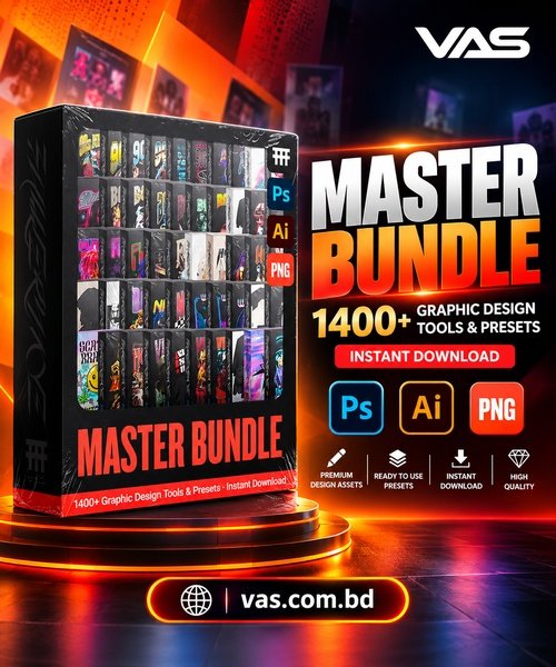 Fullermoe Master Bundle Price in Bangladesh | 1400+ Graphic Design Tools & Presets